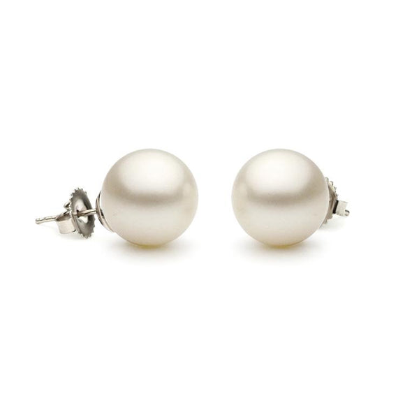 Matheu's Pearls 14K White Gold Freshwater Pearl Studs ESFW11011W