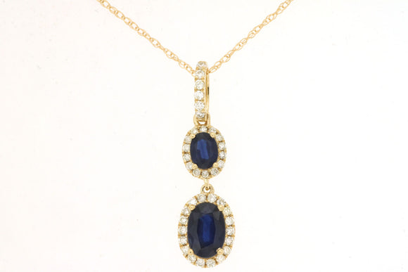 Matheus Sapphire and Diamond Necklace C9759SP