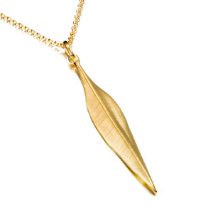 Jorge Revilla Gold Leaf Pendant with Chain CG104-1067/OM