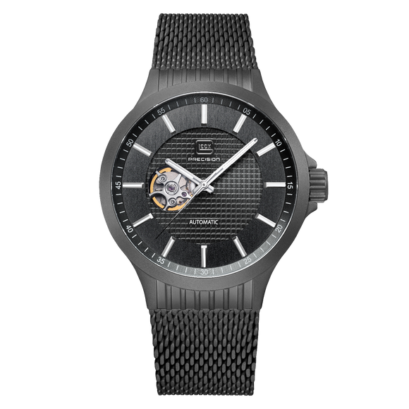 Glock Timepiece Auto Black Mesh Band GW-13-1-24