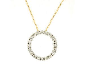 Matheus Open Circle Diamond Necklace H2149D