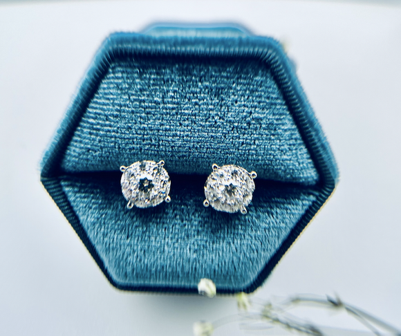 Matheu's 14K White Gold Diamond Post Earrings