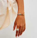 Anna Beck Multi-Stone Cushion Woven Bracelet BR10142