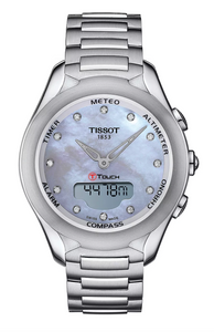 Tissot T Touch Mother of Pearl Diamond  T075.220.11.106.00