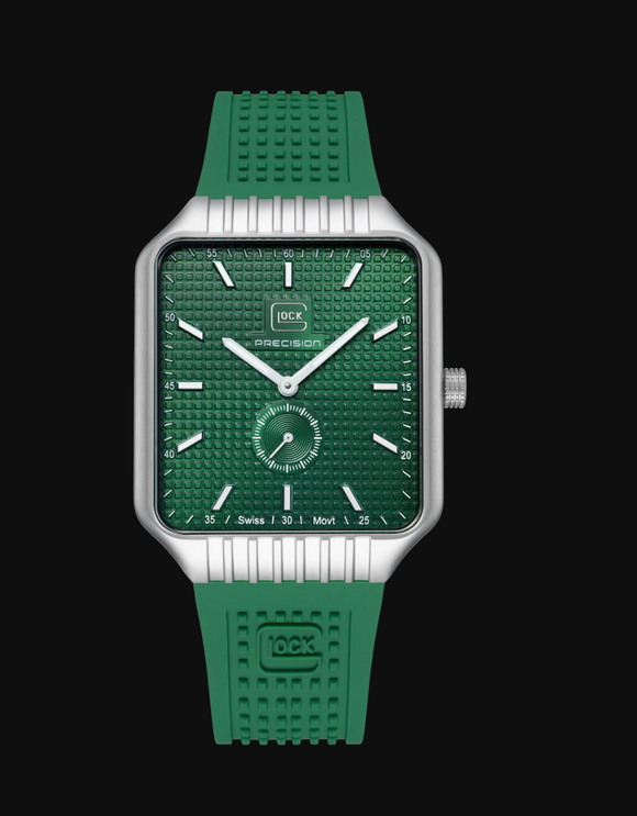 Glock Watches Green Square Dial With Green Strap GW-5-1-24