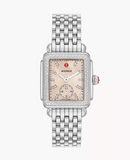 Michele Deco Mid Stainless Steel Diamond Watch MWW06V000131