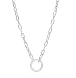Open Chain Necklace - Silver NK10310-SLV