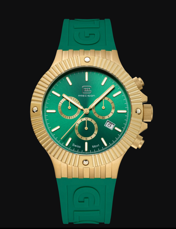 Glock Timepieces Green Chronograph GW-37-2-24