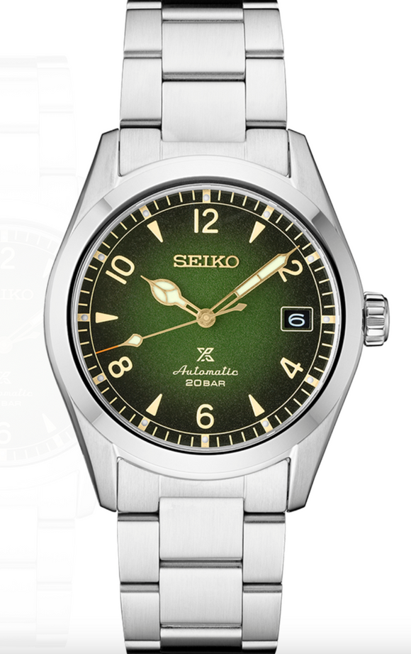 Seiko Prospex Land Green & Gold Dial SPB155