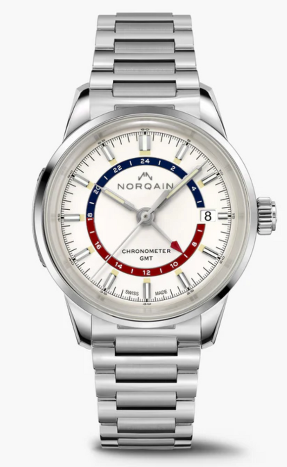 Norqain Freedom 60 GMT 40mm White Dial