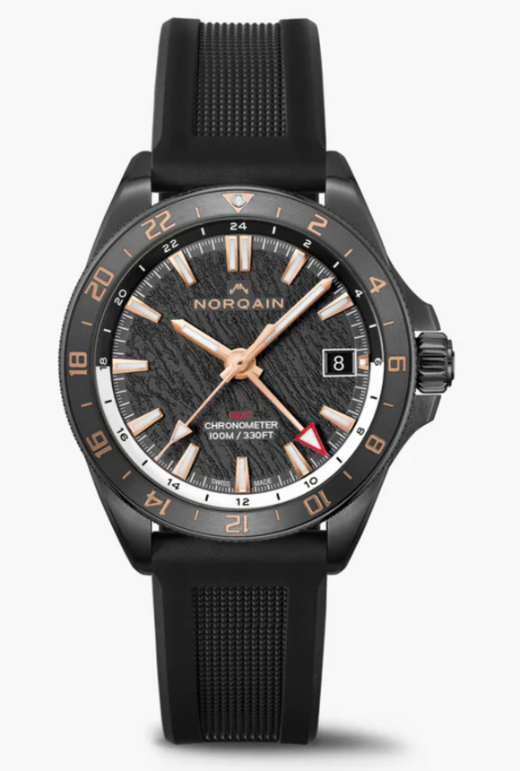 Norqain Neverest GMT Glacier 41mm Black on Black