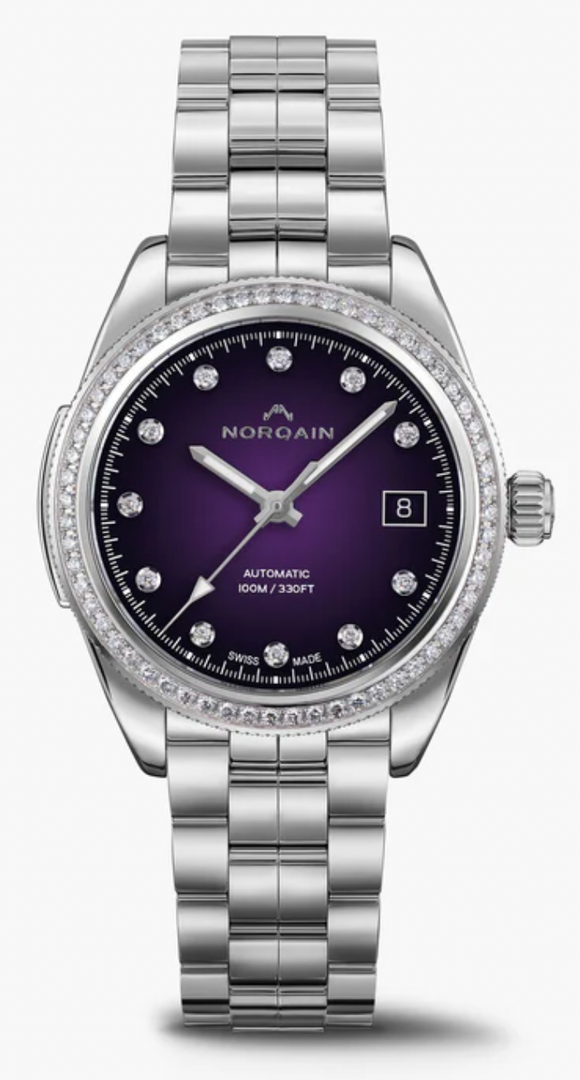 Norqain Ladies Adventure Sport 37mm Purple Diamond