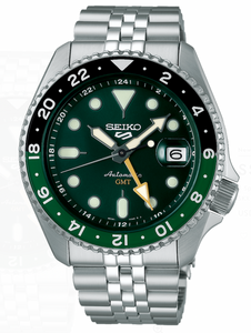 Seiko 5 Sport SKX GMT Green and Black SSK035