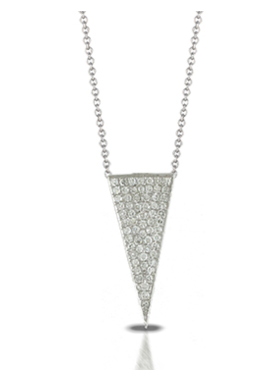 Doves by Doron Paloma All Diamond Drop Necklace N6771-W