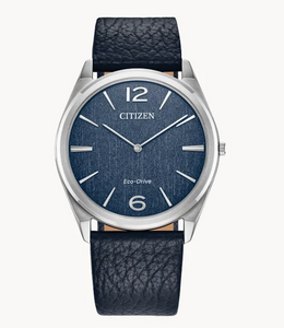 Citizen Promaster Suratto Blue Dial Leather Strap AR3120-08L