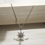 Cherie Dori Star Burst Diamond Necklace FWP18671DW