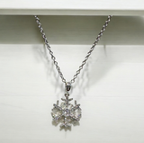 Cherie Dori Diamond Snowflake Necklace FWP6536DW