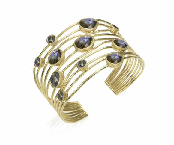 Jorge Revilla Shade Bracelet in Silver. 18k Gold Vermeil PU-129-05LO