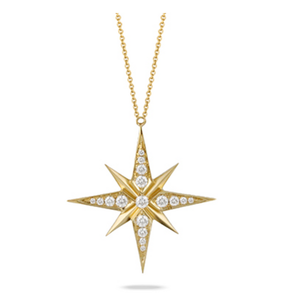 Doves By Doron Paloma Celestia 18K Yellow Gold Diamond Necklace N9946