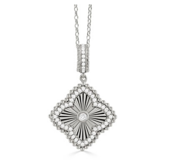 Doves by Doron Paloma Helios 18k White Gold Diamond Pendant P11390-W