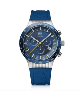 Glock Timepieces Polished Blue Stainless Steel Silicone GW-34-3-24