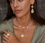 Winchester Necklace - Gold & Silver NK10659-TWT