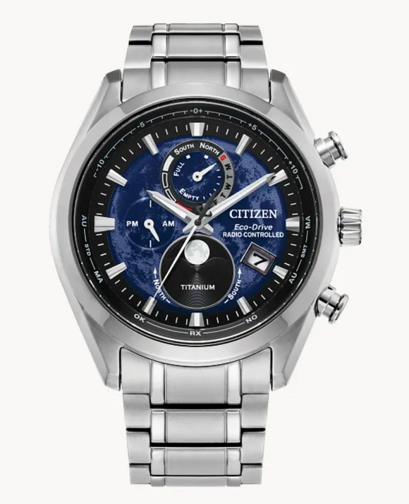 Citizen Tsuki-yomi A-T Atomic Timekeeping / Super Titanium BY1010-57L