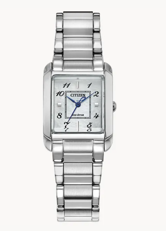 Ladies Citizen Silver L Bianca White Dial EW5602-57D