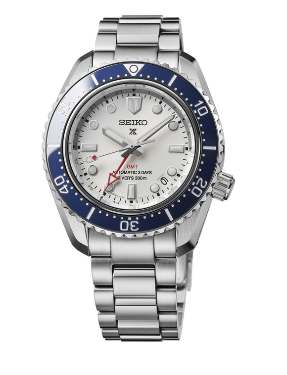 Seiko Luxe Heritage Diver's GMT White Dial SPB519