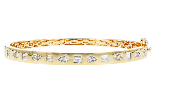 Allison Kaufman Diamond and Yellow Gold Bracelet B1388_Y