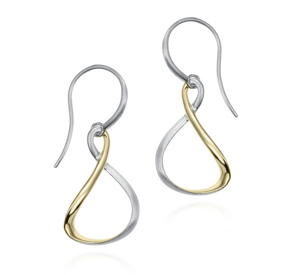Jorge Revilla VENICE Earrings in Silver. 18k Gold Vermeil PE-121-0592OM