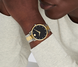 Movado Mens Museum Classic Two Toned Black Dial 0607202