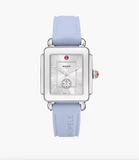 Michele Deco Sport Mid Stainless Steel Pastel Blue Silicone MWW06H00006
