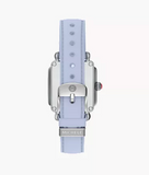 Michele Deco Sport Mid Stainless Steel Pastel Blue Silicone MWW06H00006