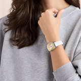 Michele Sport Deco Two Toned White Silicone MWW06H000007