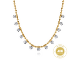 Gabriel & Co 14K Yellow Gold Diamond Drop Necklace
