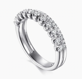 Gabriel & Co 14K White Gold Diamond Easy Stackable Ring