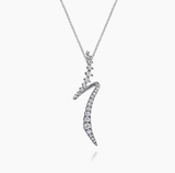 Gabriel & Co Pendant Necklace 14K White Gold Diamond 0.75ct