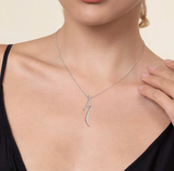 Gabriel & Co Pendant Necklace 14K White Gold Diamond 0.75ct