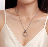 Gabriel & Co Pendant Necklace 14K Yellow Gold and 925 Sterling Silver Bujukan