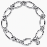 Gabriel & Co 925 Sterling Silver Link Chain Bracelet-Bujukan