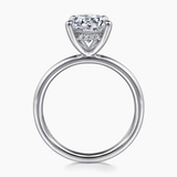 Gabriel & Co Elia 14K White Gold Solitaire Round Diamond Engagement Ring