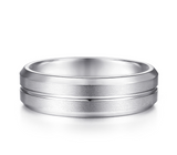 Gabriel & Co Men's Titanium Wedding Band