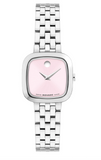 Movado Museum Classic Square Pink Dial 0608092