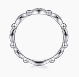 Gabirel & Co 14K White Gold Diamond Stackable Ring-Bujukan LR52157W45JJ