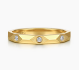Gabriel & Co Stackable Ring 14K Yellow Gold Diamond 0.04ct LR52875Y45JJ