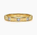 Gabriel & Co Stackable Ring 14K Yellow Gold Diamond 0.04ct LR52880Y45JJ