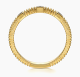 Gabriel & Co Stackable Ring 14K Yellow Gold Diamond 0.04ct LR52880Y45JJ