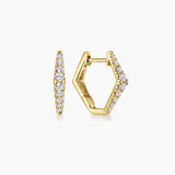 Gabriel & Co 14K Yellow Gold 15mm Diamond Huggies EG13658Y45JJ
