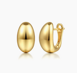 Gabriel & Co EG14393Y4JJJ 14K Yellow Gold Oval Huggie Earrings
